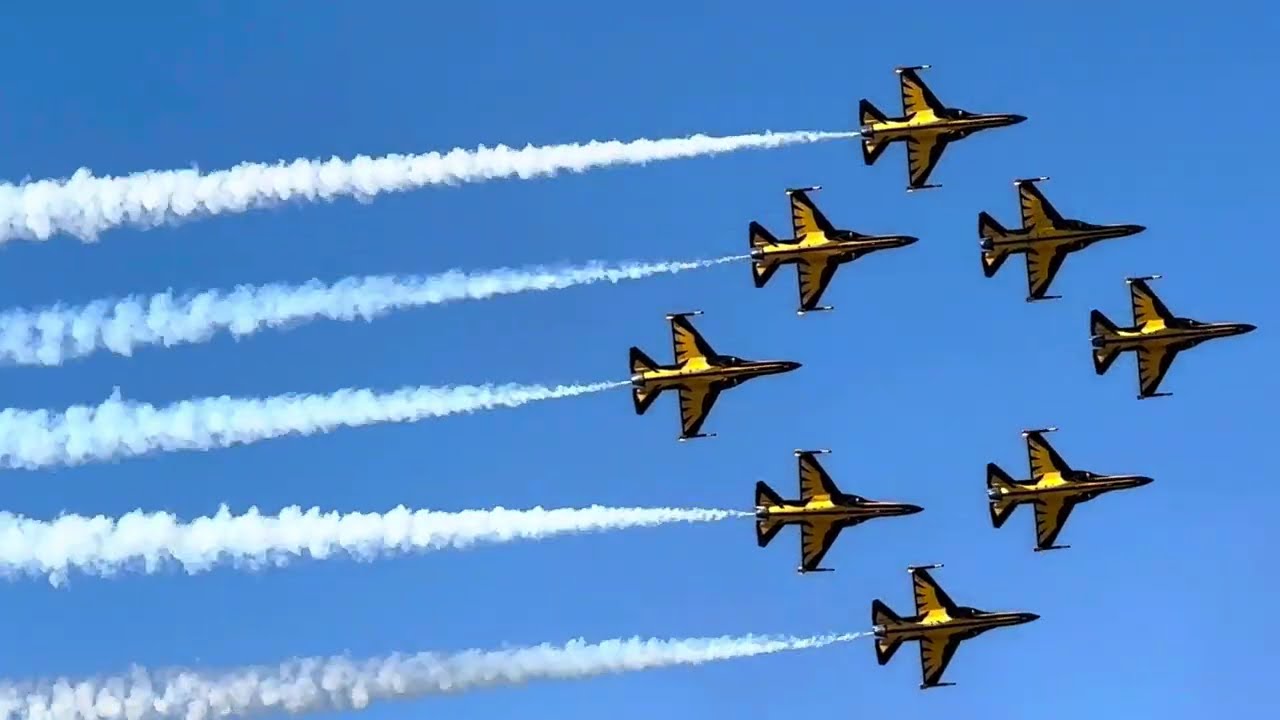 블랙이글스 에어쇼 (2023 ADEX) 4K