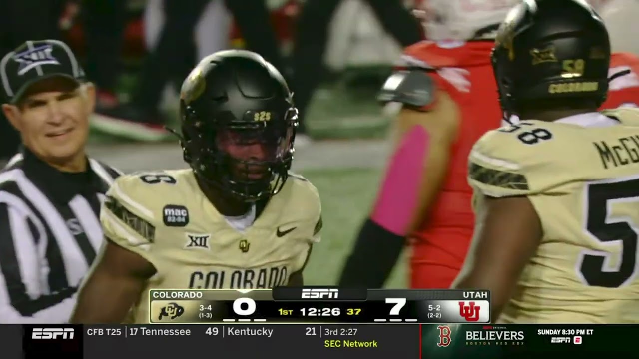 Colorado vs Utah Full Game HD NCAAF 10/25/2025