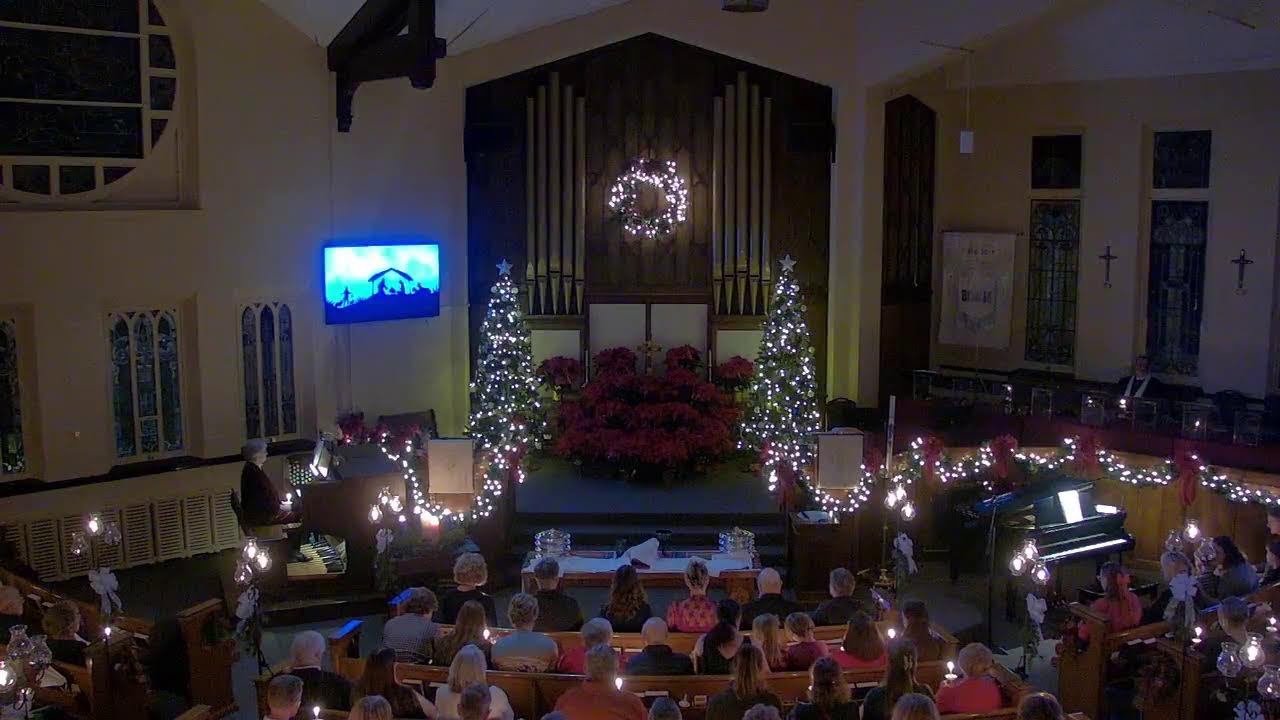 Christmas Eve Worship at First Presbyerian Church of Cadillac