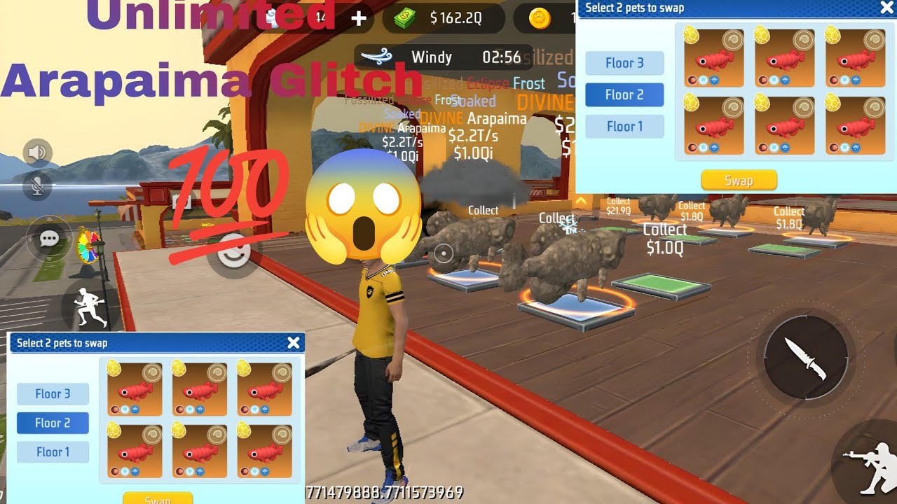 Unlimited Arapaima Glitch 💯😱 Double pet glitch 💯😱 