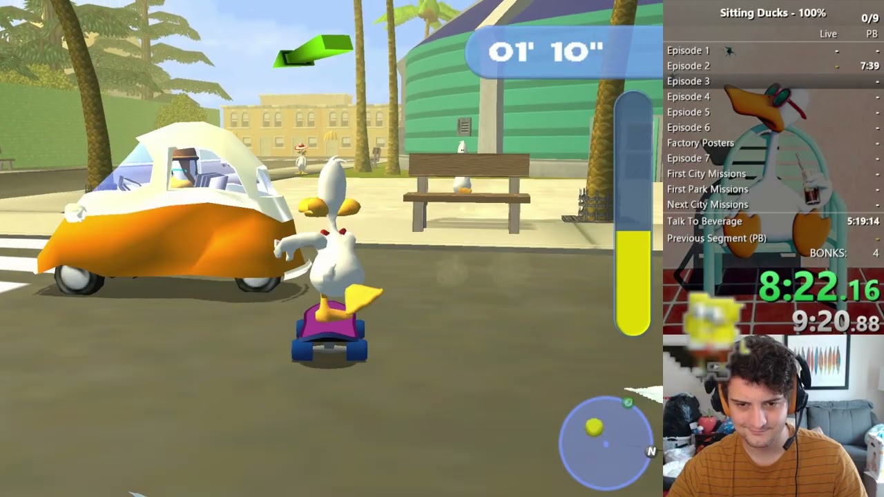 Sitting Ducks Speedrun 100% (Former World Record)  LTR 4h10m23s
