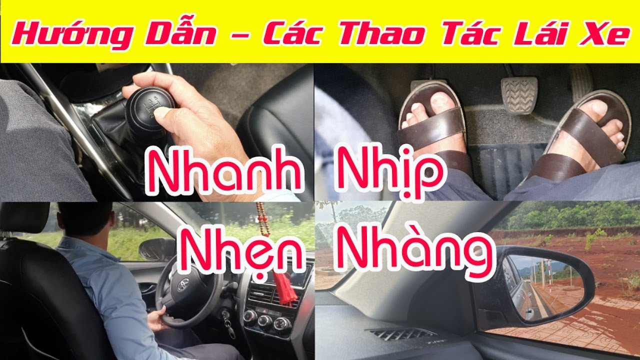 các thao tác LÁI XE PHỐI HỢP nhịp nhàng | Hướng Dẫn Lái Xe oto Bình Dương