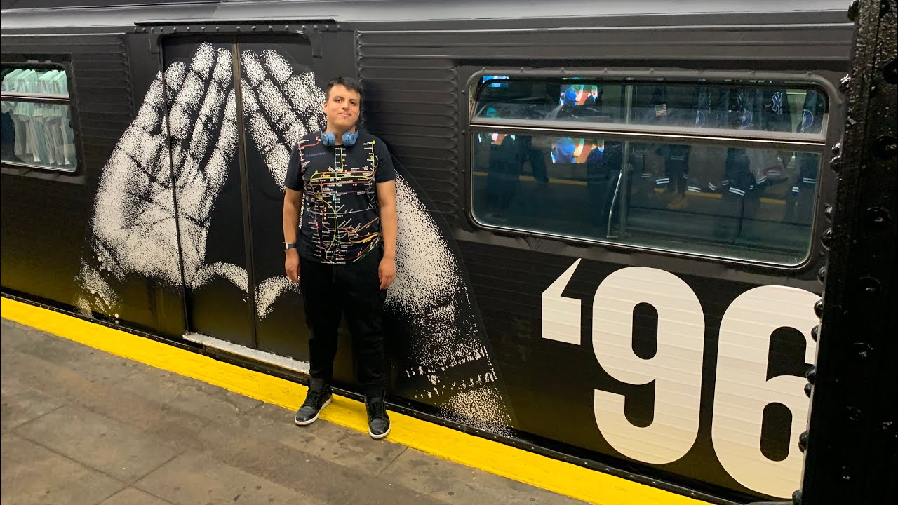 1965 Budd R32 Jay-Z Wrapped Train At Bowery (Abandoned Platform)