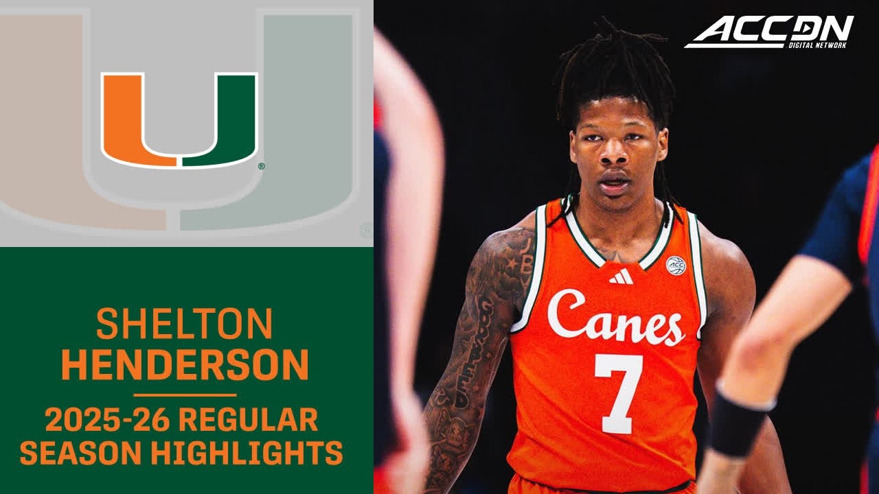Miami G Shelton Henderson Regular Season Highlights | 2025–26 ACC Men’s Basketball