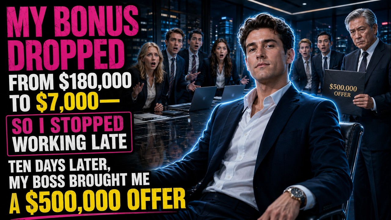 My Bonus Dropped From $180,000 to $7,000&mdash;So I Stopped Working Late. Ten Days Later,