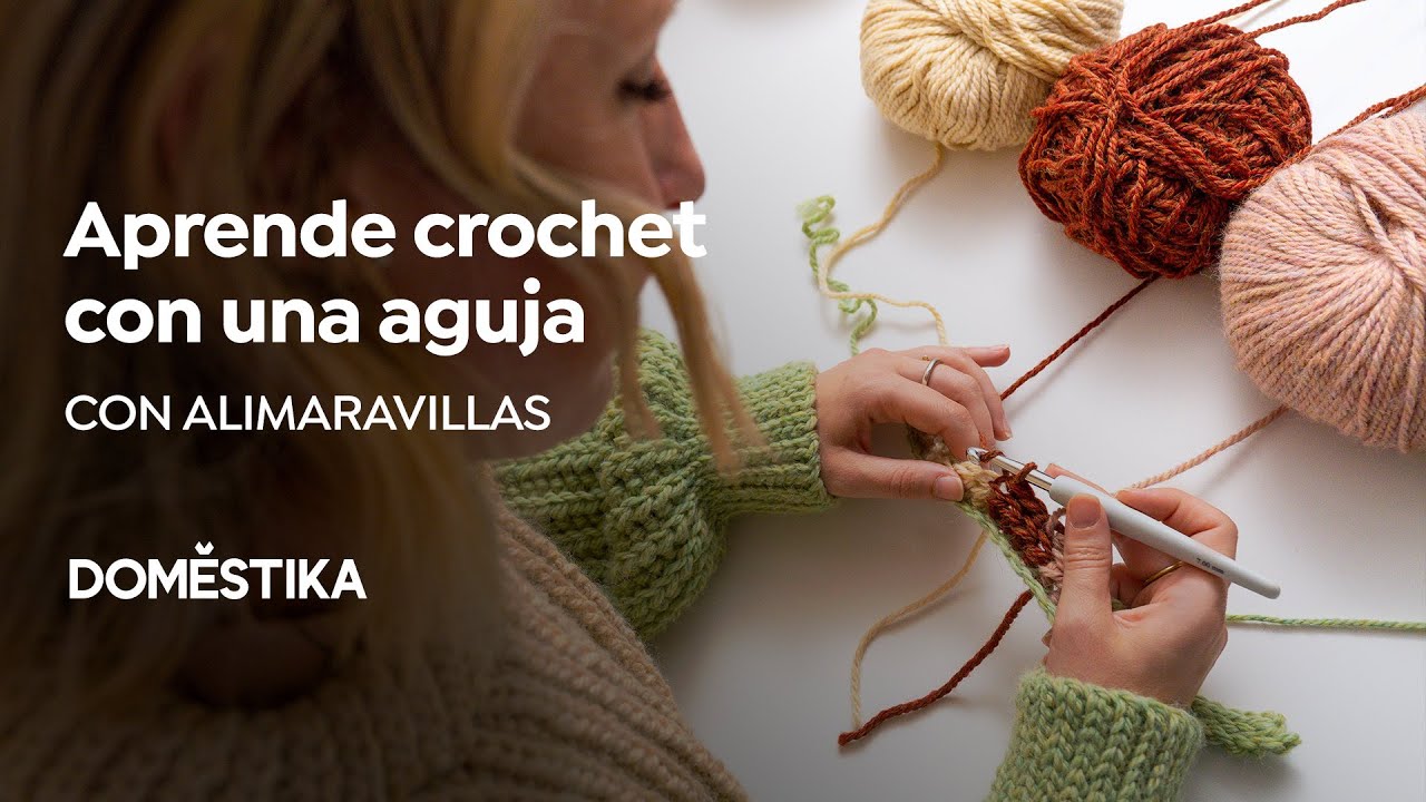 Crochet: crea prendas con una sola aguja | Un curso de Alicia Recio | Domestika