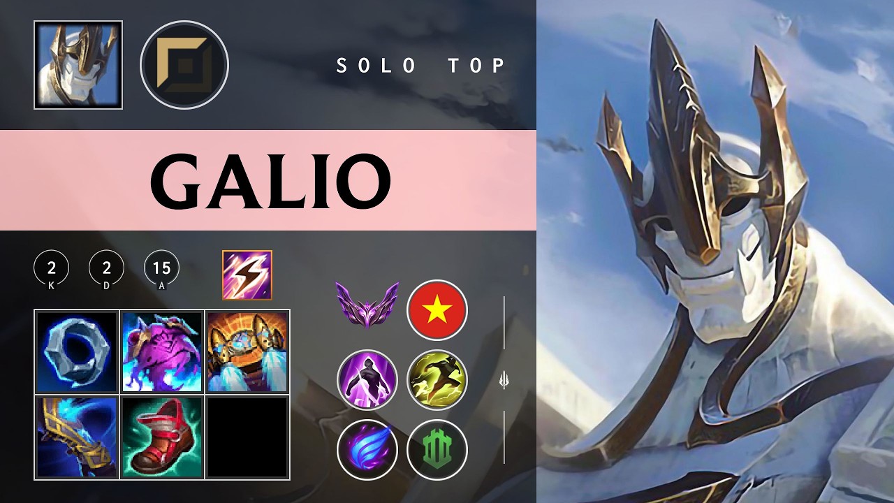 Galio Top vs Rumble - VN Master Patch 26.03
