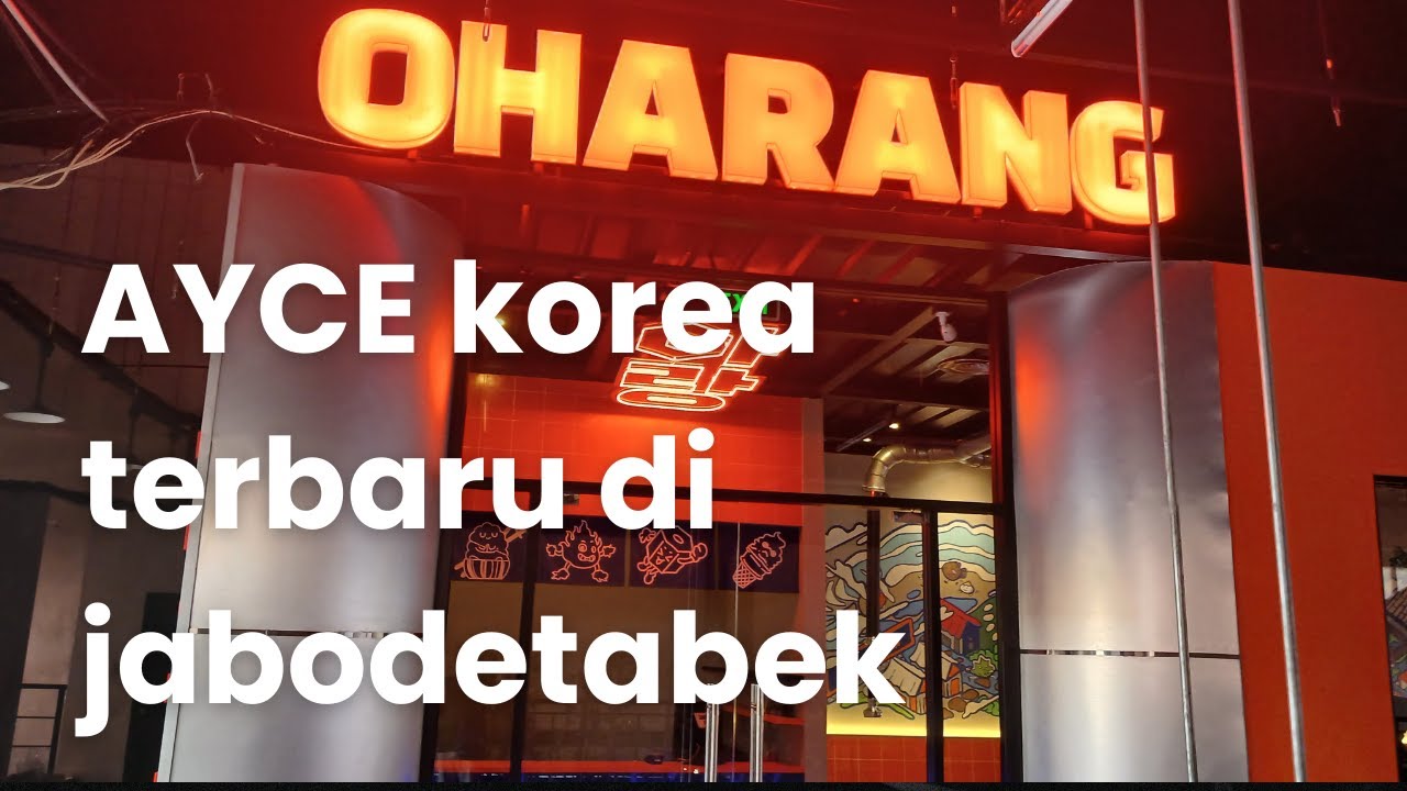 Cobain oharang All you can eat korean BBQ terbaru di jabodetabek.panggang pake arang. Gading serpong