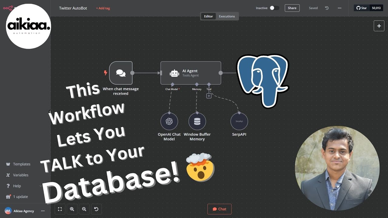Talk to Your Database with AI: Build a Chat-Driven SQL Workflow! 🤖📊 #AIandSQL #DatabaseAutomation