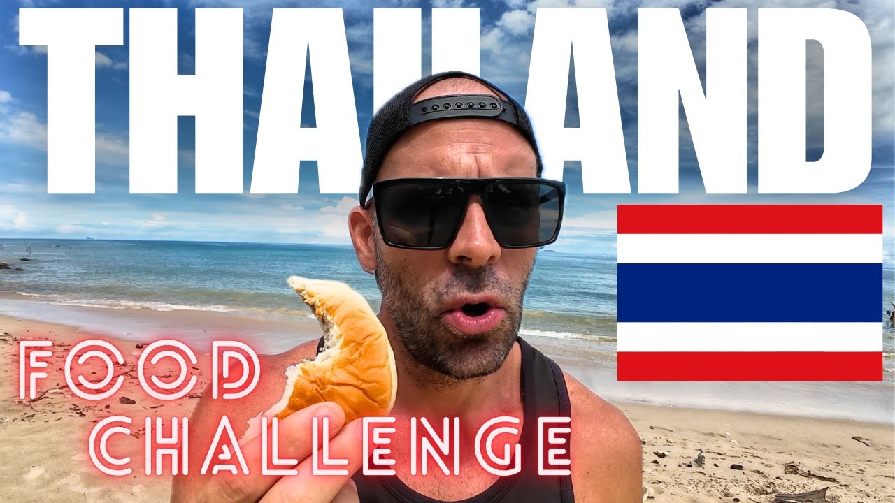 24 Hours Eating Red, White & Blue Food (Thailand Edition)