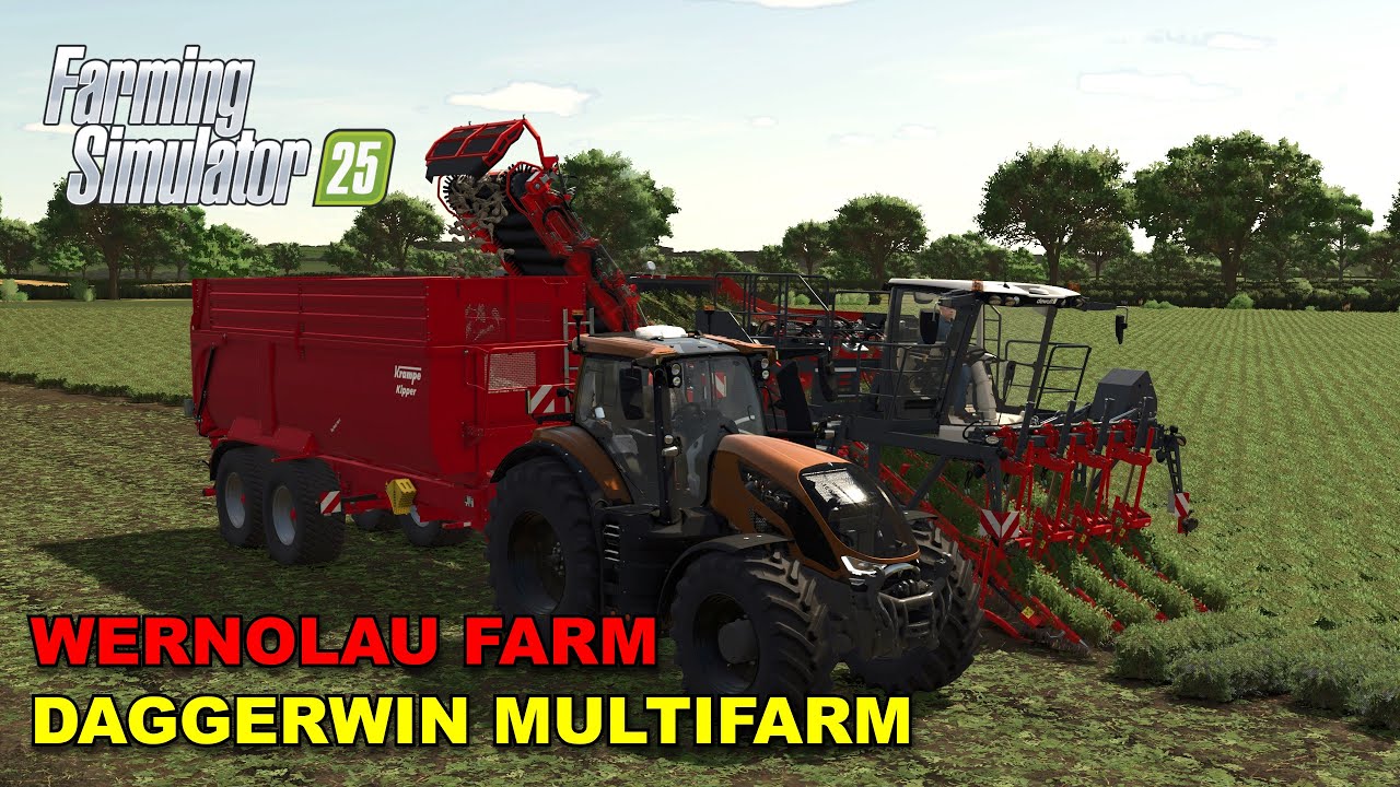 Farming Simulator 25 Daggerwin Multifarm Wernolau Farm