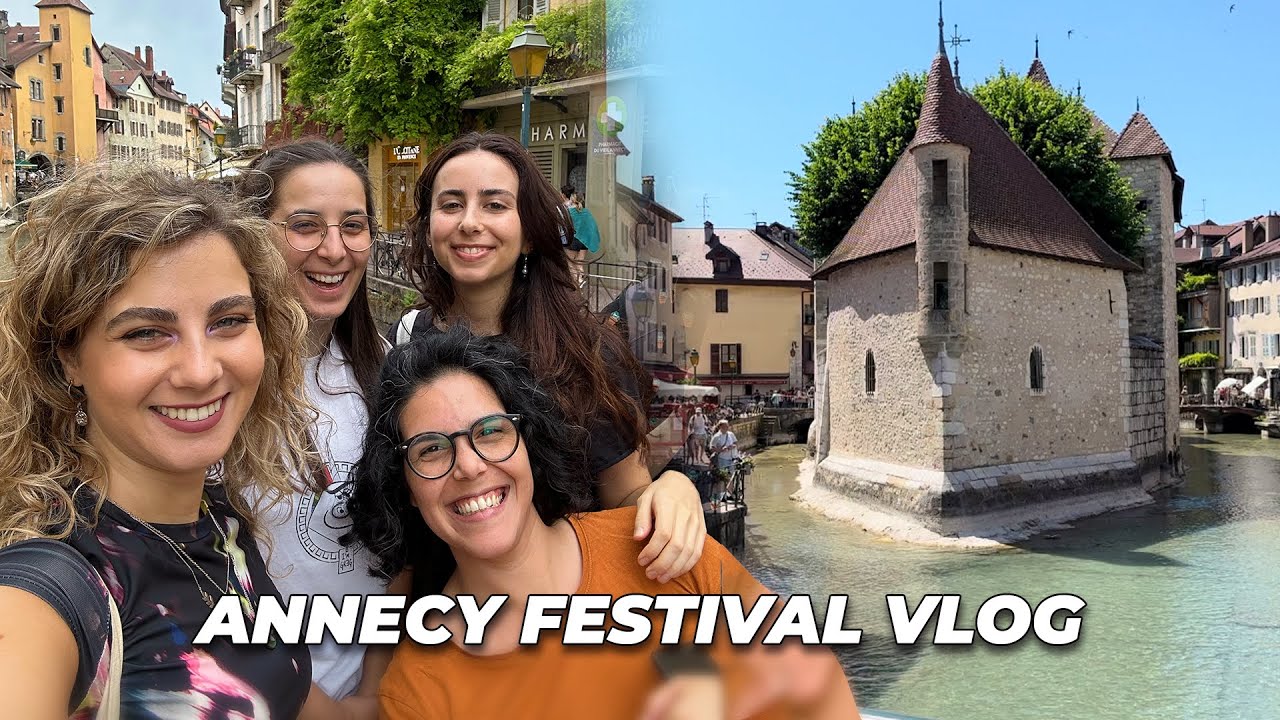 @Annecyfestival 2023 Art Vlog: meeting friends, watching films & getting inspired🦢✨🐰|Inês Andias