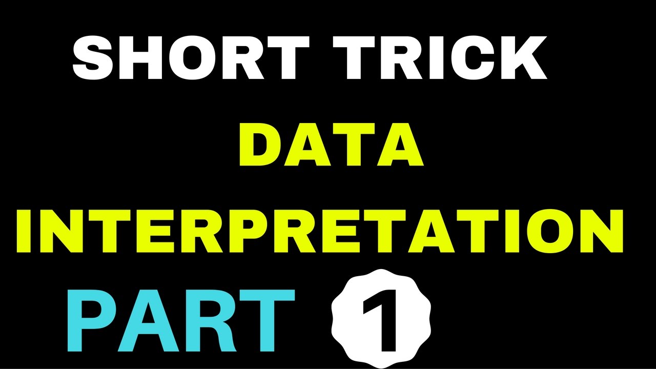 Data Interpretation Trick 1 for (IBPS , SBI , IPPB , LIC , CLERK , PO Exams )