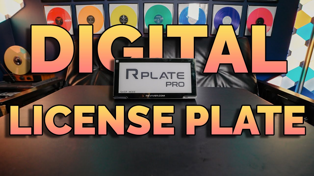 Do You Need a Digital License Plate? Try Reviver's RPlate | Car Tech Review