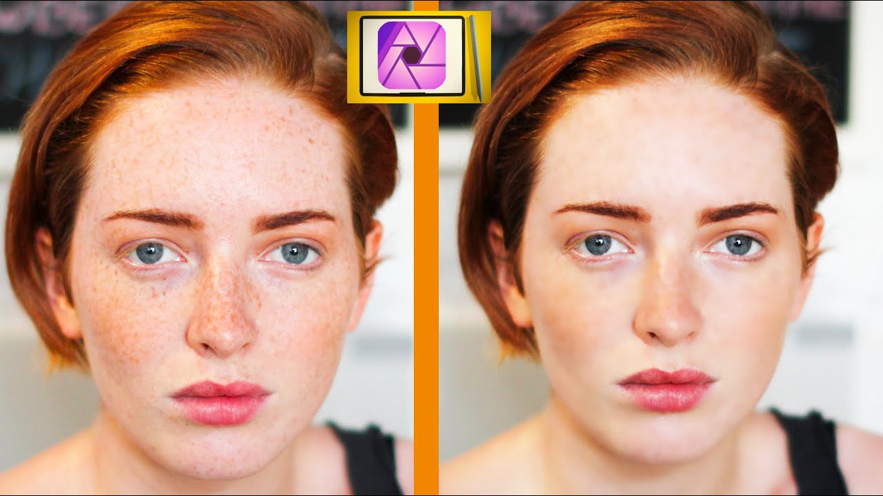 Skin Retouching on ipad || Affinity photo