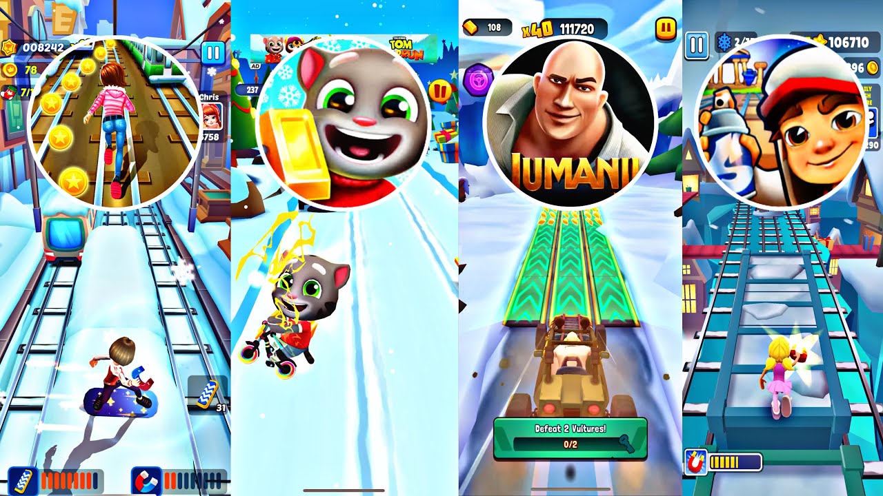 Subway Surfers 2 🆚 Talking Tom Gold Run 🆚 Jumanji 🆚 Новое обновление Subway Surfers 2026