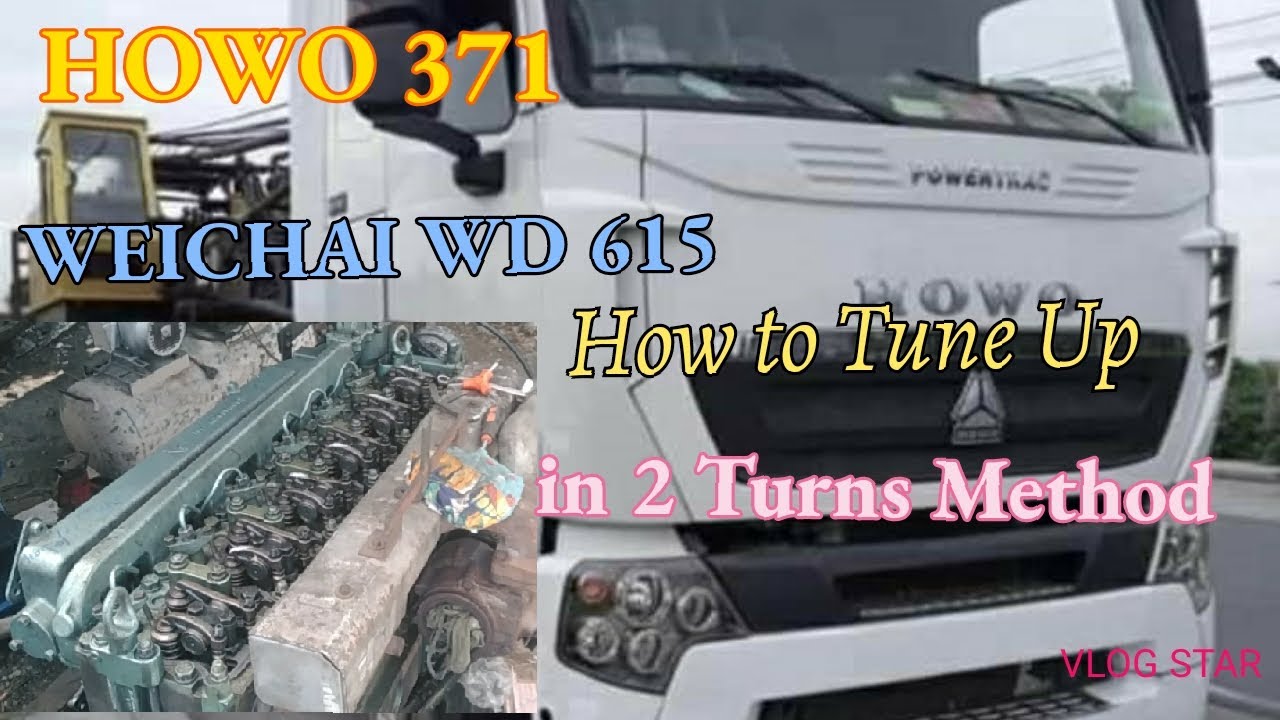 HOWO 371,WEICHAI WD615,How to Engine Tune Up in 2 Turns Method According to Catalog