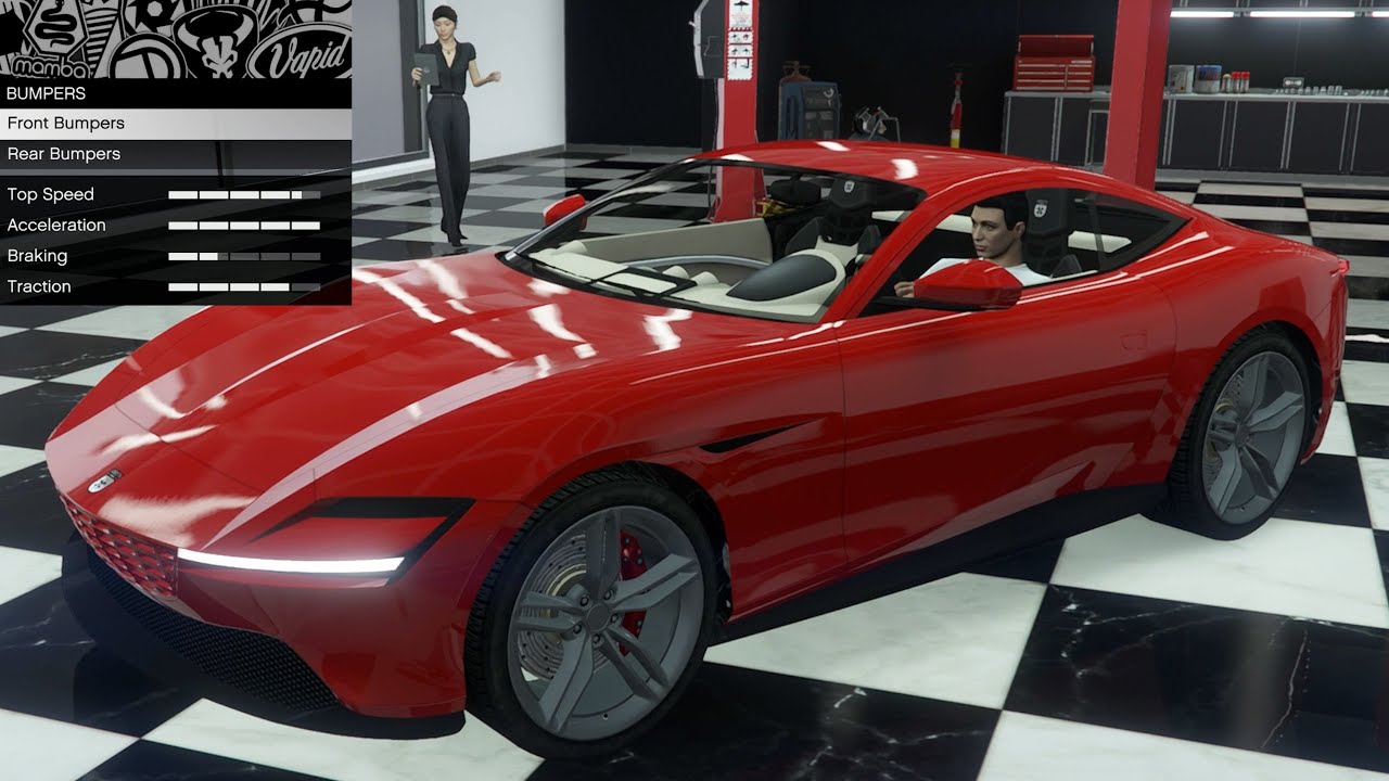 GTA 5 - DLC Vehicle Customization - Grotti Itali GTO Stinger TT (Ferrari Roma)