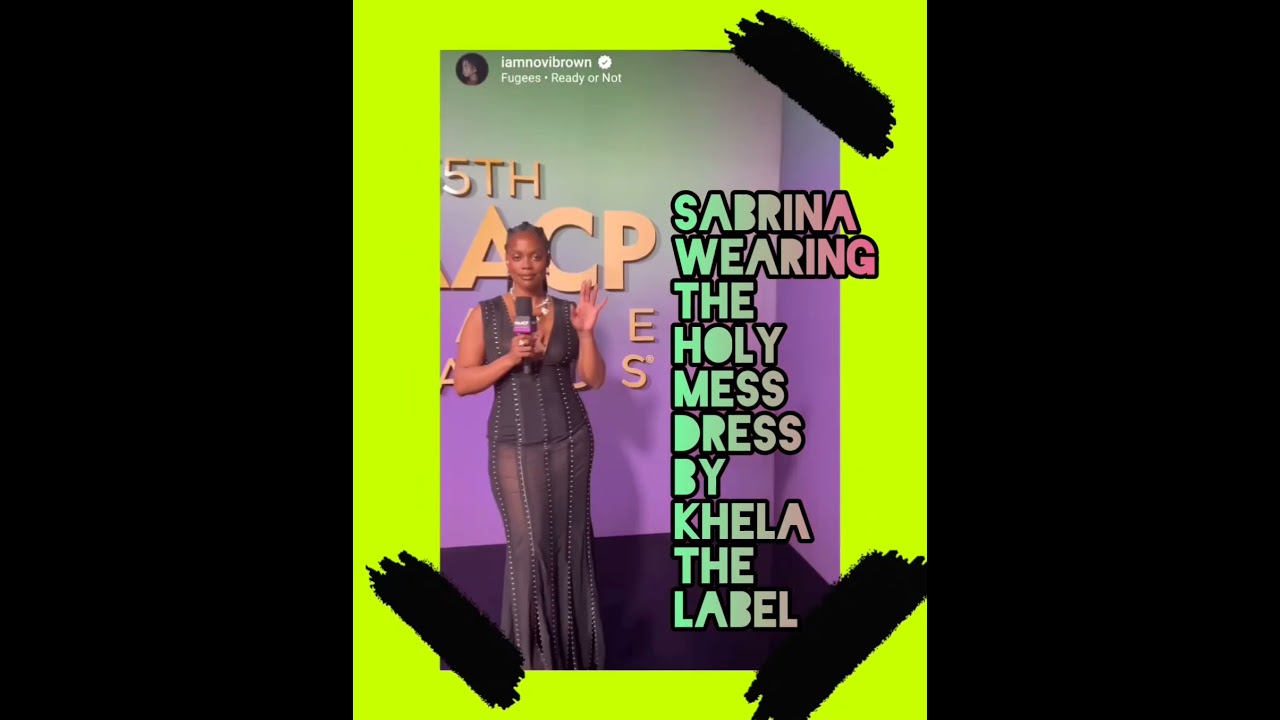 Tyler Perry's Sistas Star Sabrina aka Novi Brown Wears JAW DROPPING Dress at the NAACP Image Awards