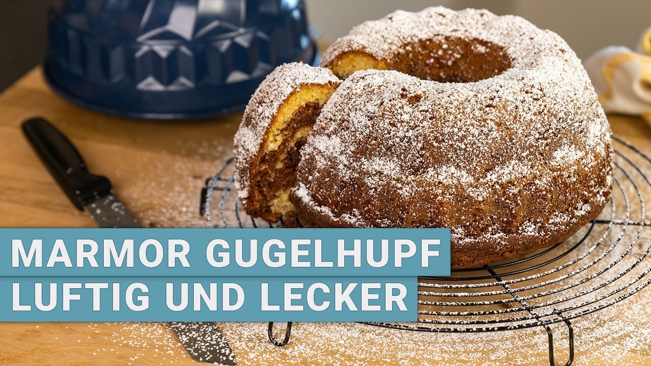 Marmor Gugelhupf luftig und lecker