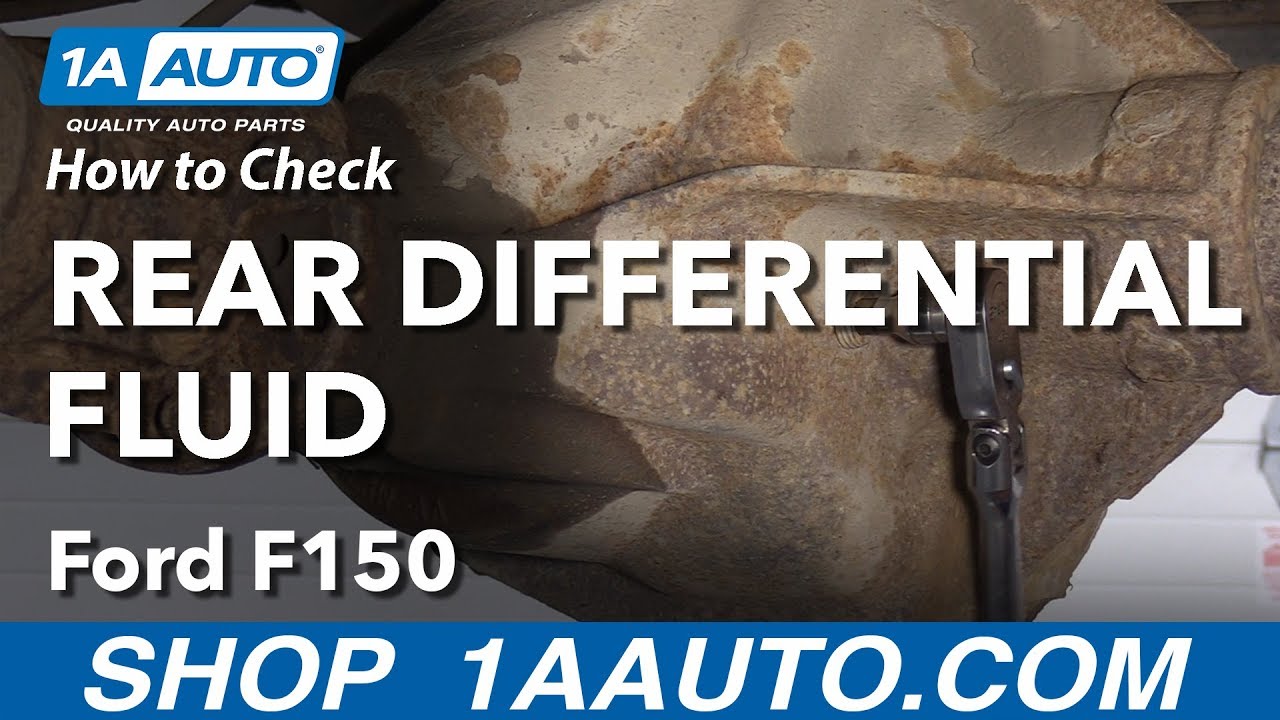 How to Check Rear Differential Fluid 09-14 Ford F-150