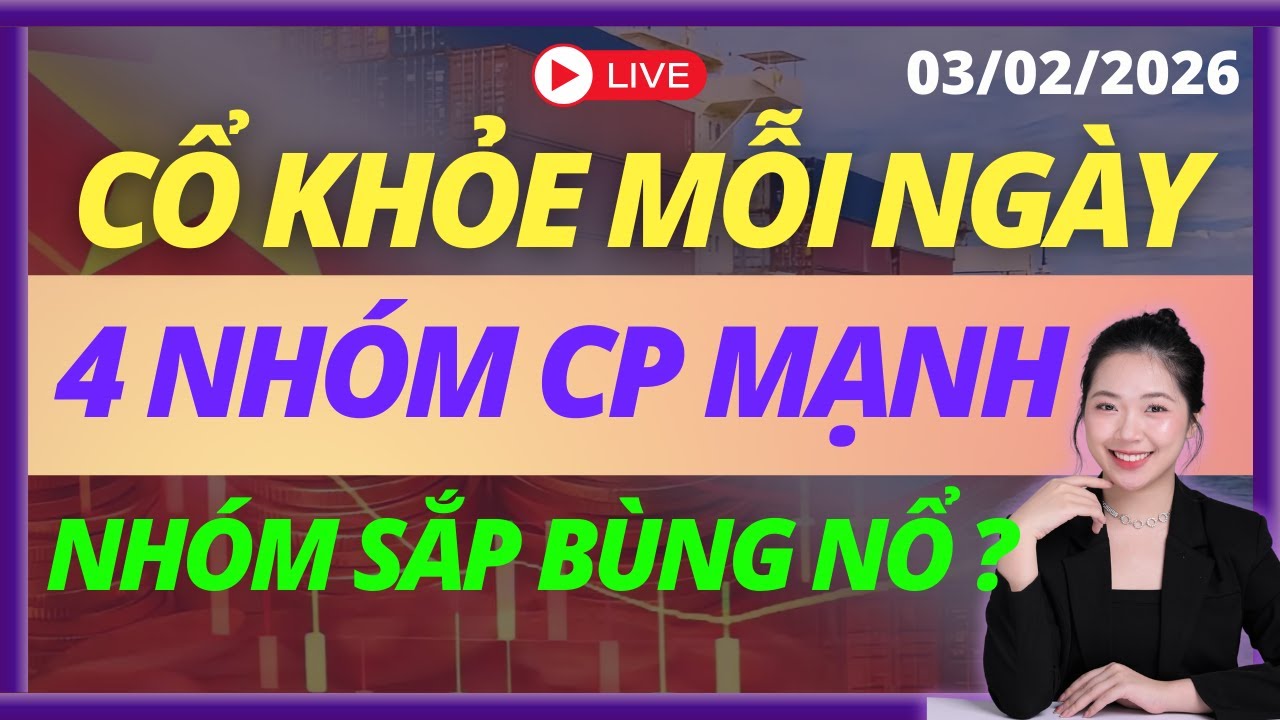 4 Nhóm Cổ Phiếu Mạnh 2026, Update Nhóm Khu Công Nghiệp | LIVESTREAM | DAILY
