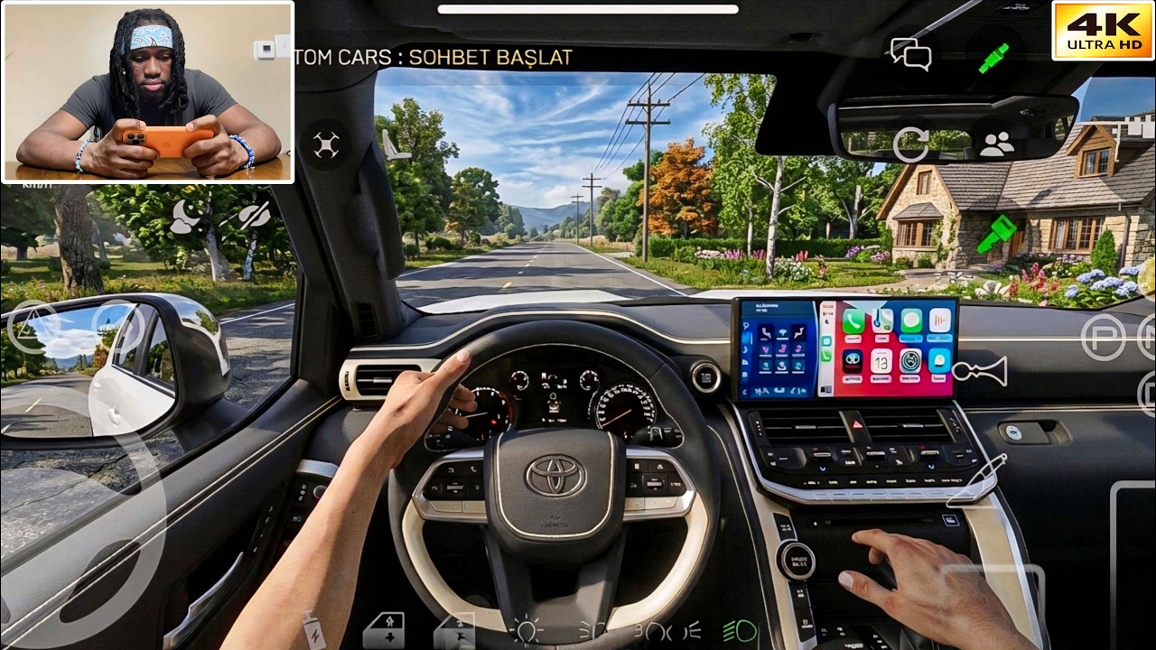 Toyota Land Cruiser 300 POV | Realistic & Working Apple CarPlay | Custom Cars Online Drive