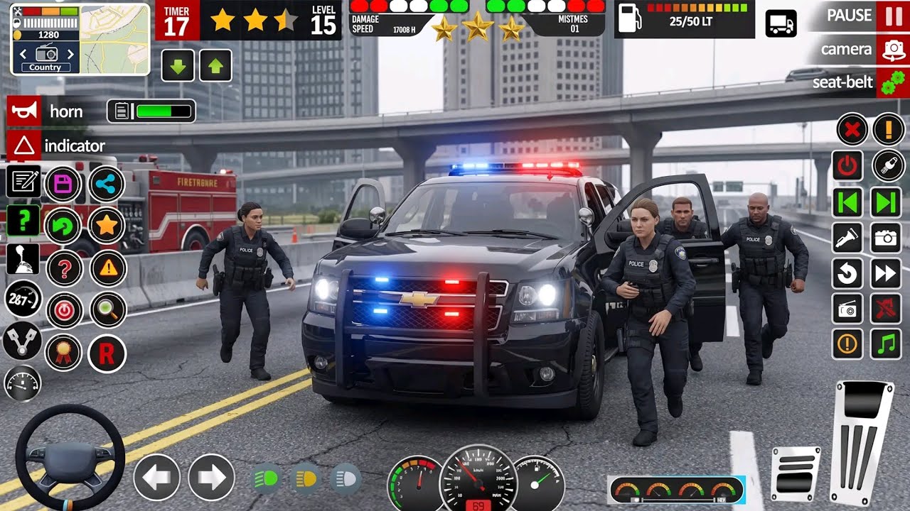 Police Simulator: City Chase-Patrol busy streets, chase dangerous criminals