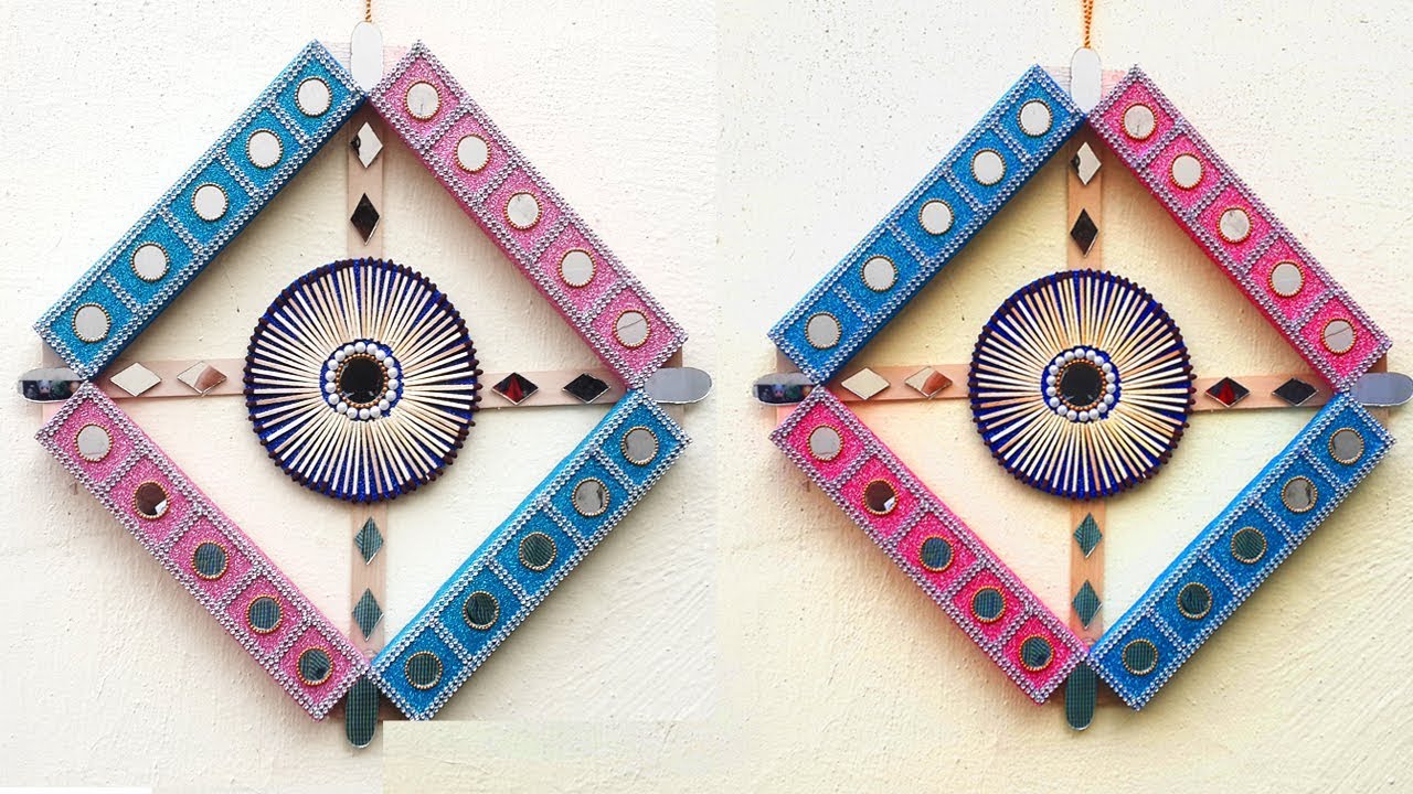 Easy Wall Hanging from Matchbox - Easy Home decoration from Waste