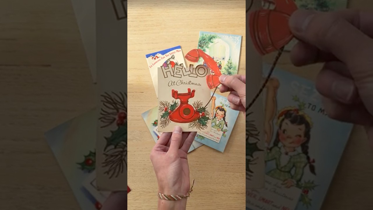 Когда рождественские открытки были в моде