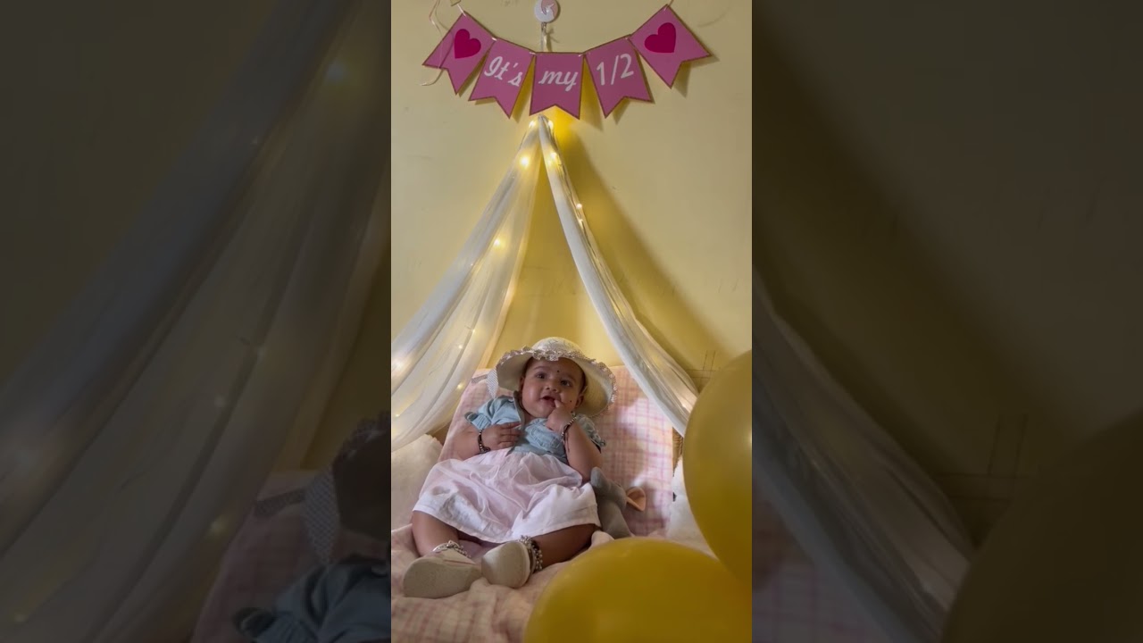 shivanya Kashvi half birthday 