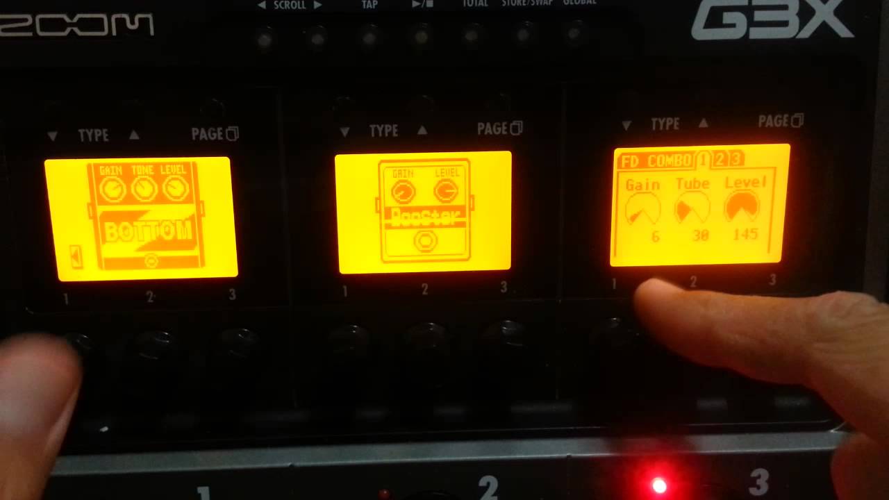 zoom g3x- preset Distortion