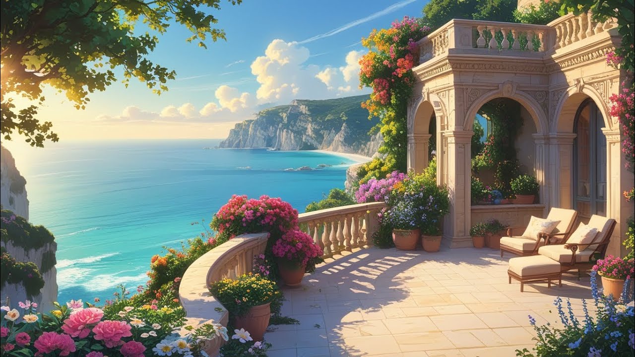 Ocean Breeze Serenity 🍃 Relaxing Music for Sleep, Stress Relief and Calm Thoughts