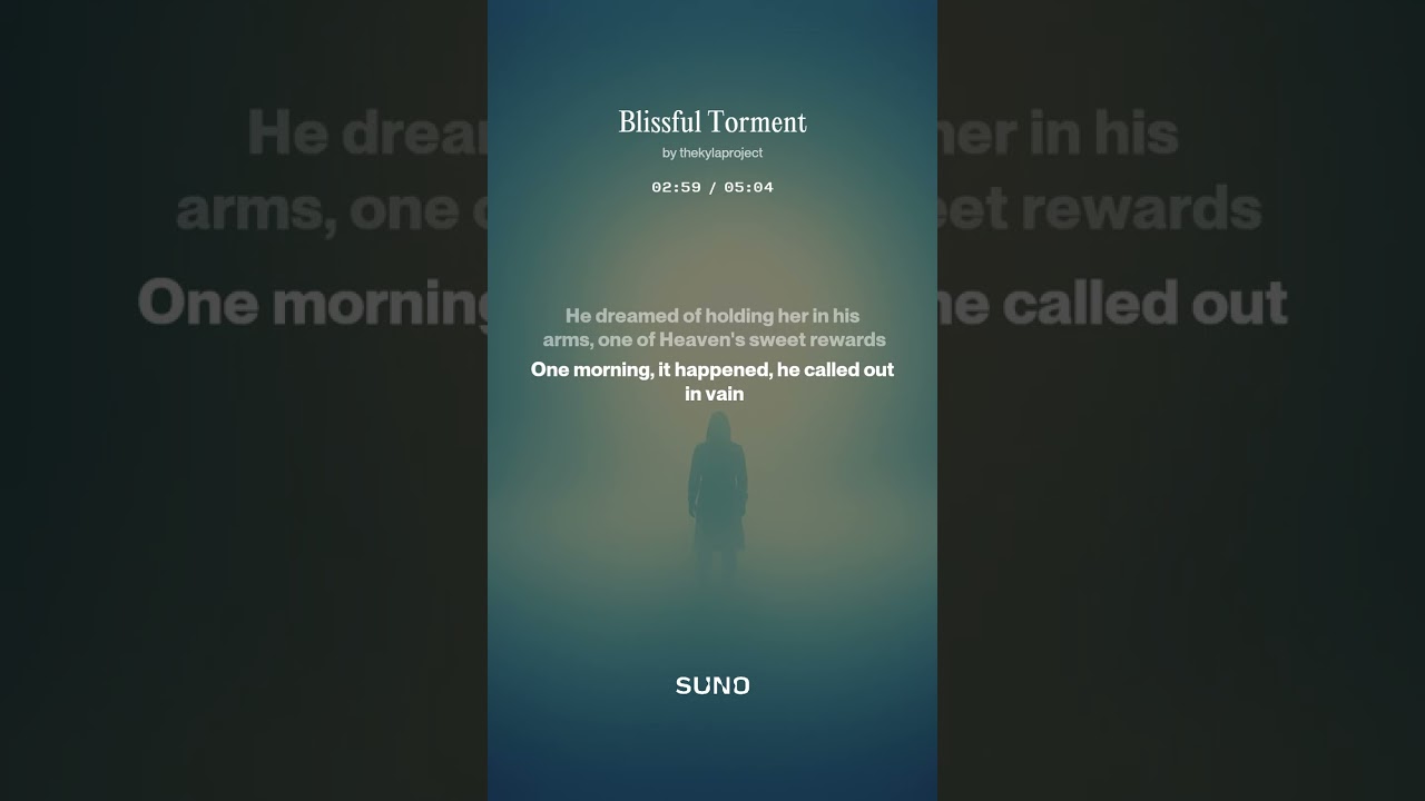 Blissful Torment #GothicBallad #SupernaturalRomance #lyrics #lyricvideo