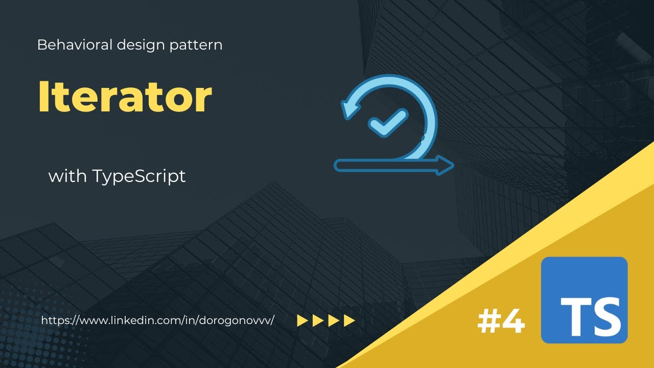 [Behavioral 4] Iterator design pattern with code example in TypeScript