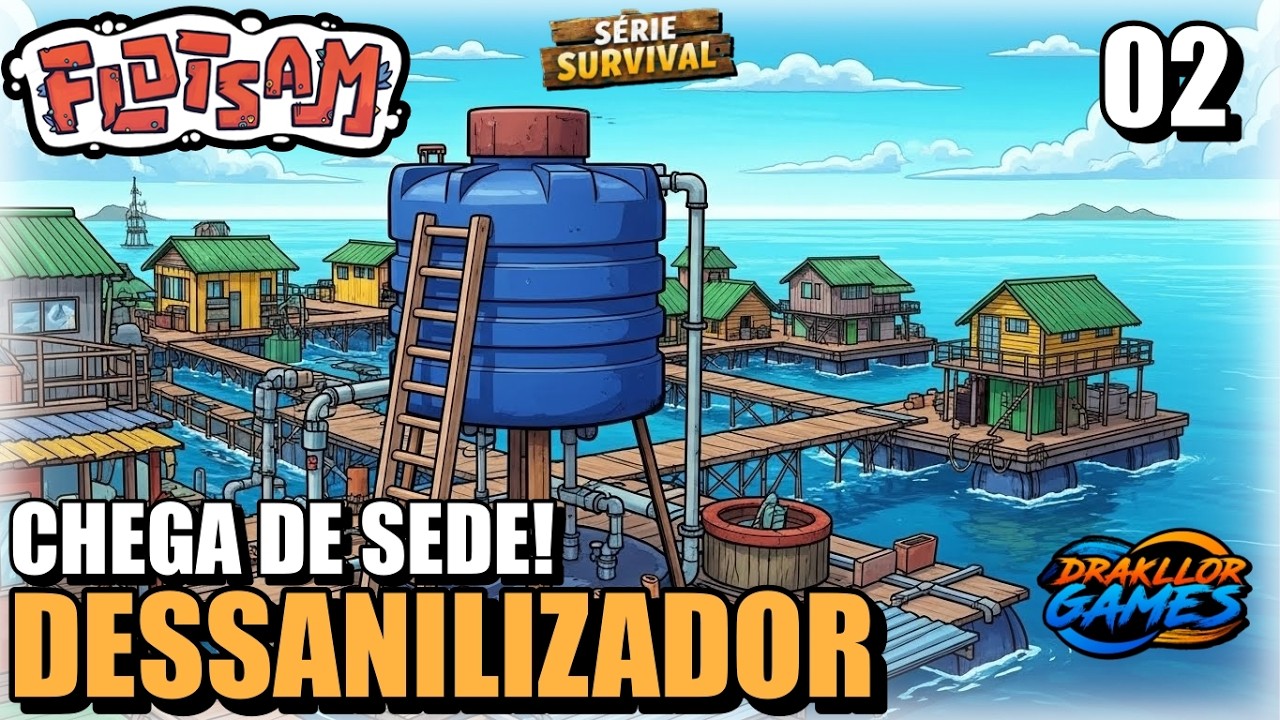 Flotsam | COMO TRANSFORMAR ÁGUA DO MAR EM ÁGUA POTÁVEL! #02 #flotsamgameplay