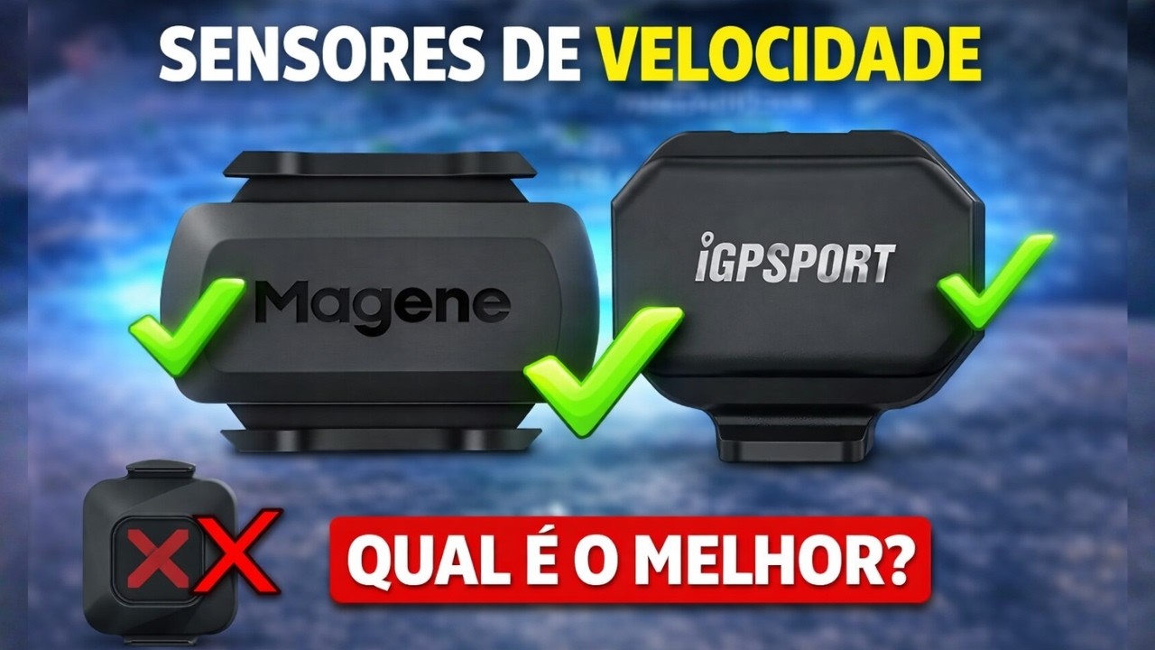TESTEI 3 SENSORES DE VELOCIDADE MAIS VENDIDOS! IGPSPORT vs MAGENE vs XOSS VORTEX 🚴‍♂️🔥