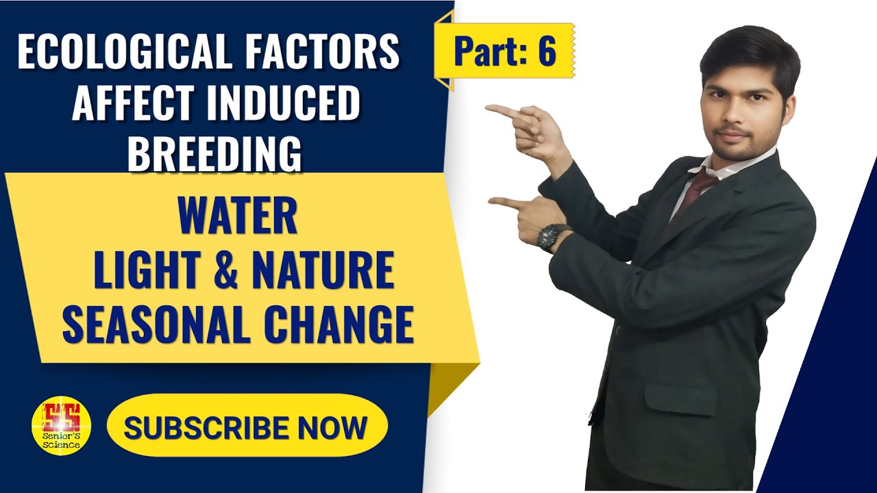 Ecological Factor Effecting Induced Breeding || Different Ecological Factor || #seniorsscience