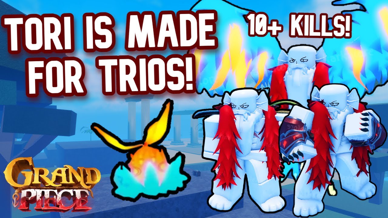 [GPO] TORI IS INSANE IN TRIOS! 25K+ TOTAL DAMAGE GAME!