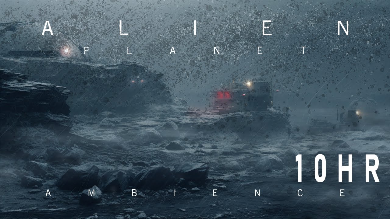 A L I E N P L A N E T | 10HR | Mining Colony (Ambience + Ambient Spacewave)