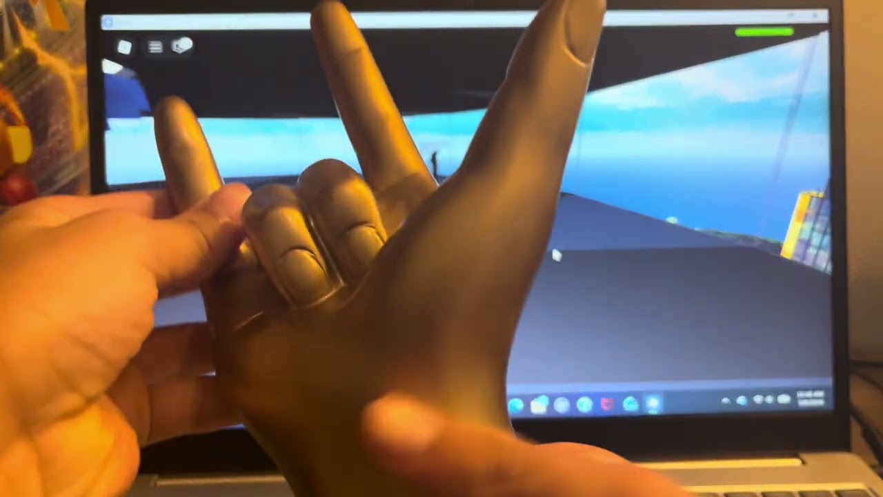 ￼ Playing natural disaster survival on computer ￼