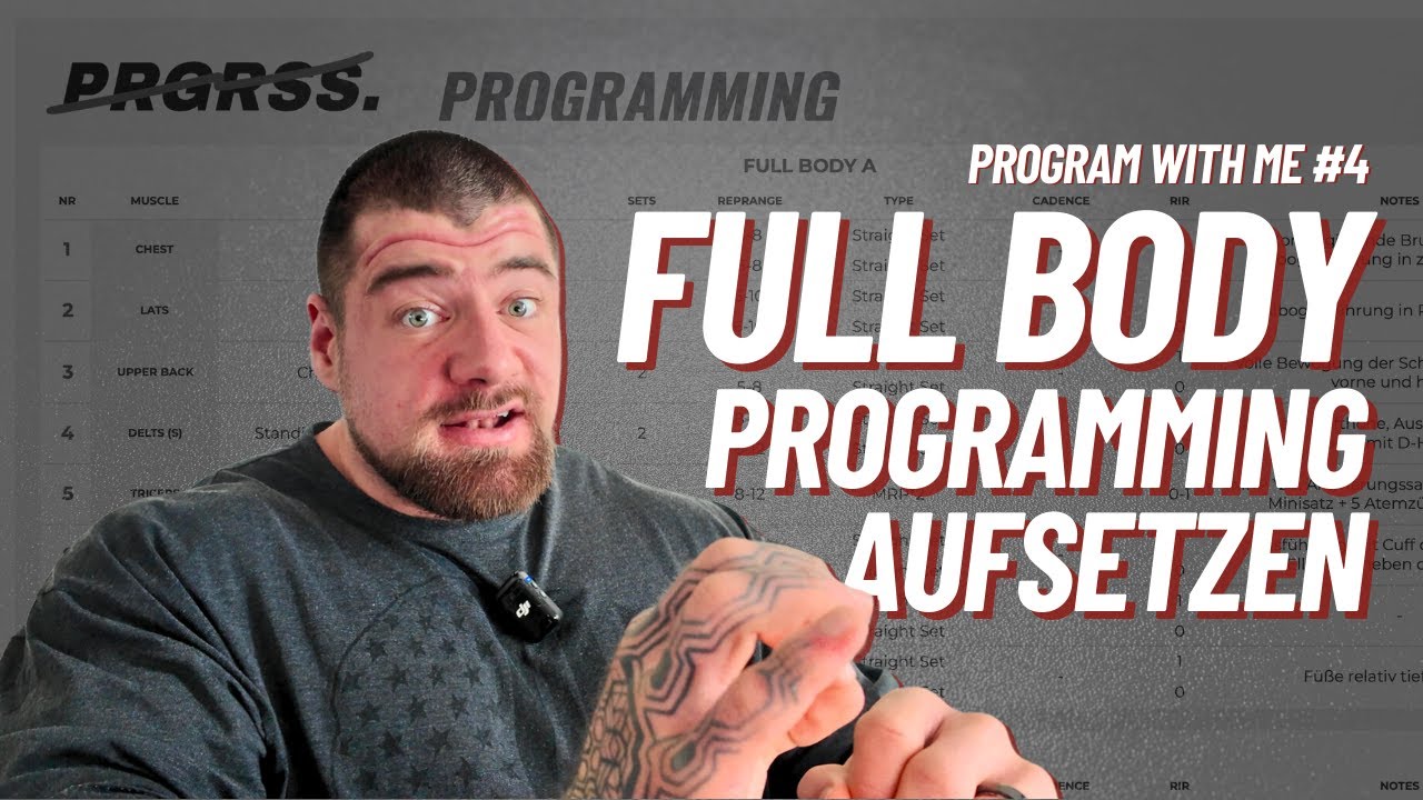 Maximale Gains mit 3 Tagen pro Woche! Ganzkörper-Trainingsplan erklärt