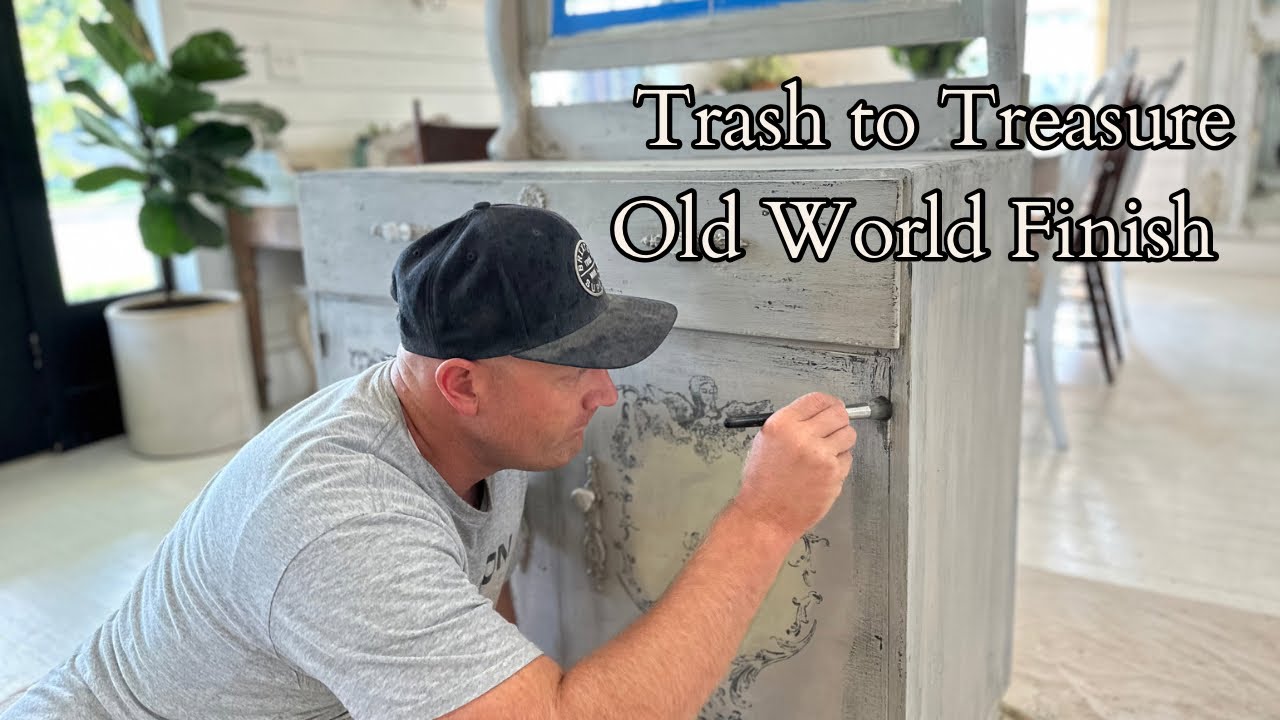 Trash to Treasure - How to Paint Furniture in Old World Style - French Provincial