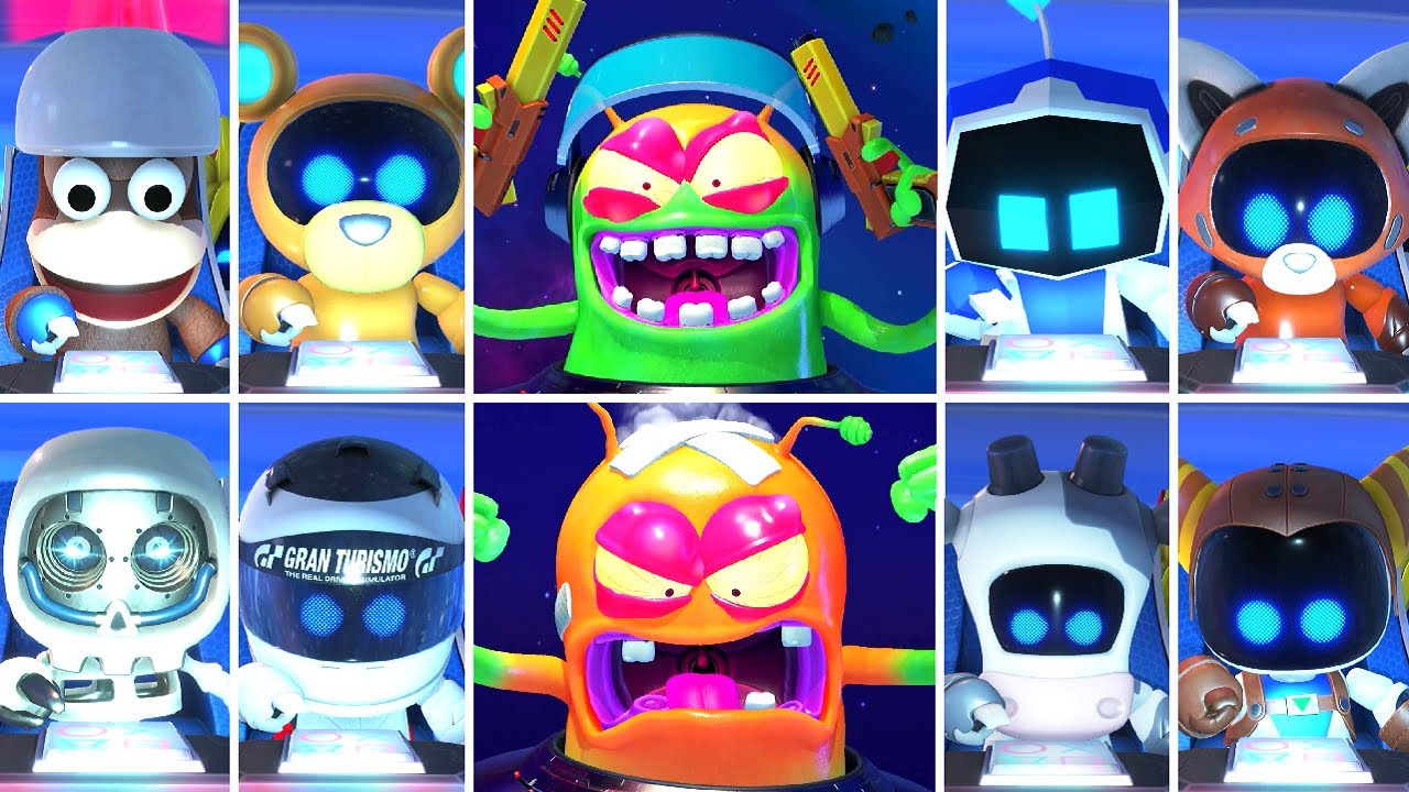 ASTRO BOT Pilots the PS5 in All Costumes