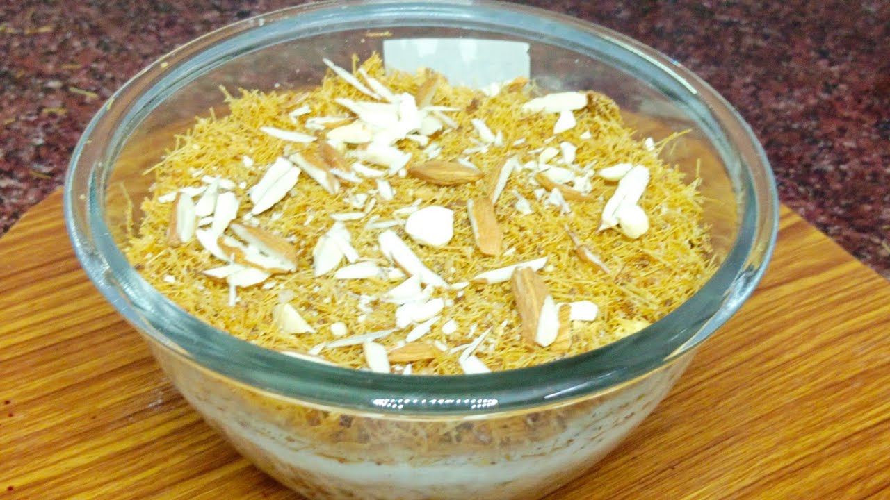 Eid Special Dessert Indian Style Kunafa Recipe||No Baking| Creamy & Crunchy Kunafa 