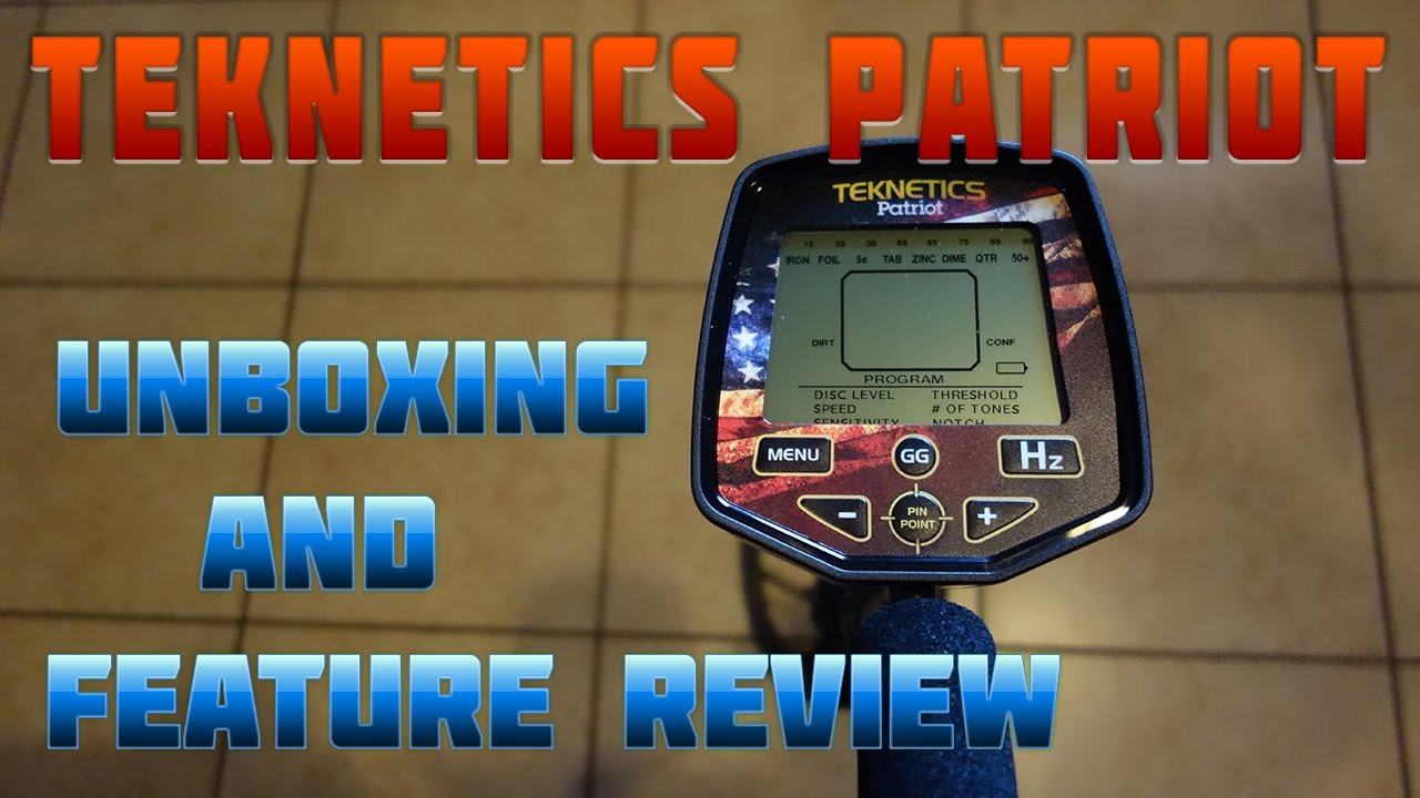 Metal Detecting:  Teknetics Ameritek Patriot - Unboxing and Feature Review