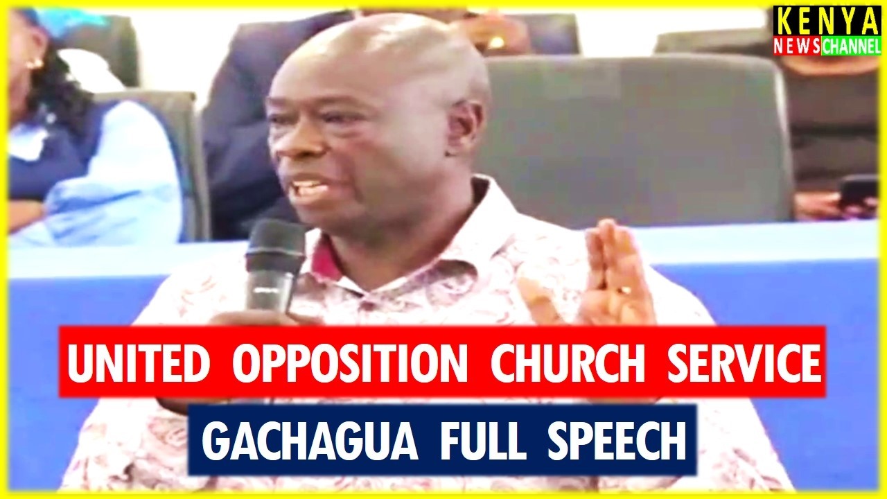 Gachagua EXPLOSIVE Speech today in Church with Matiangi & Kalonzo destroying Ruto at Embakasi East