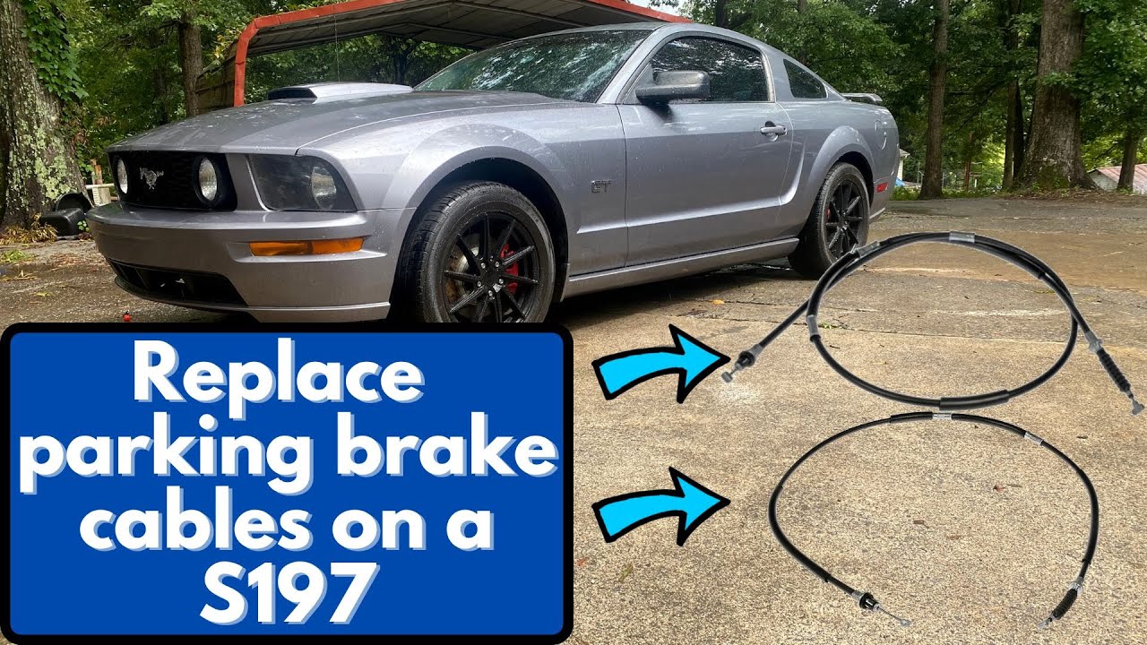 How to replace parking brake cables 2005-2014 Ford Mustang S197