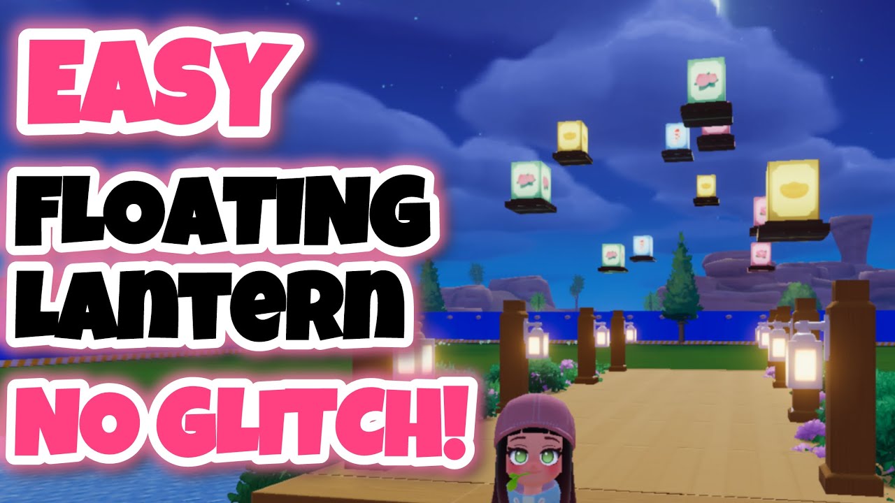 Floating lantern tutorial no glitch! | HEARTOPIA