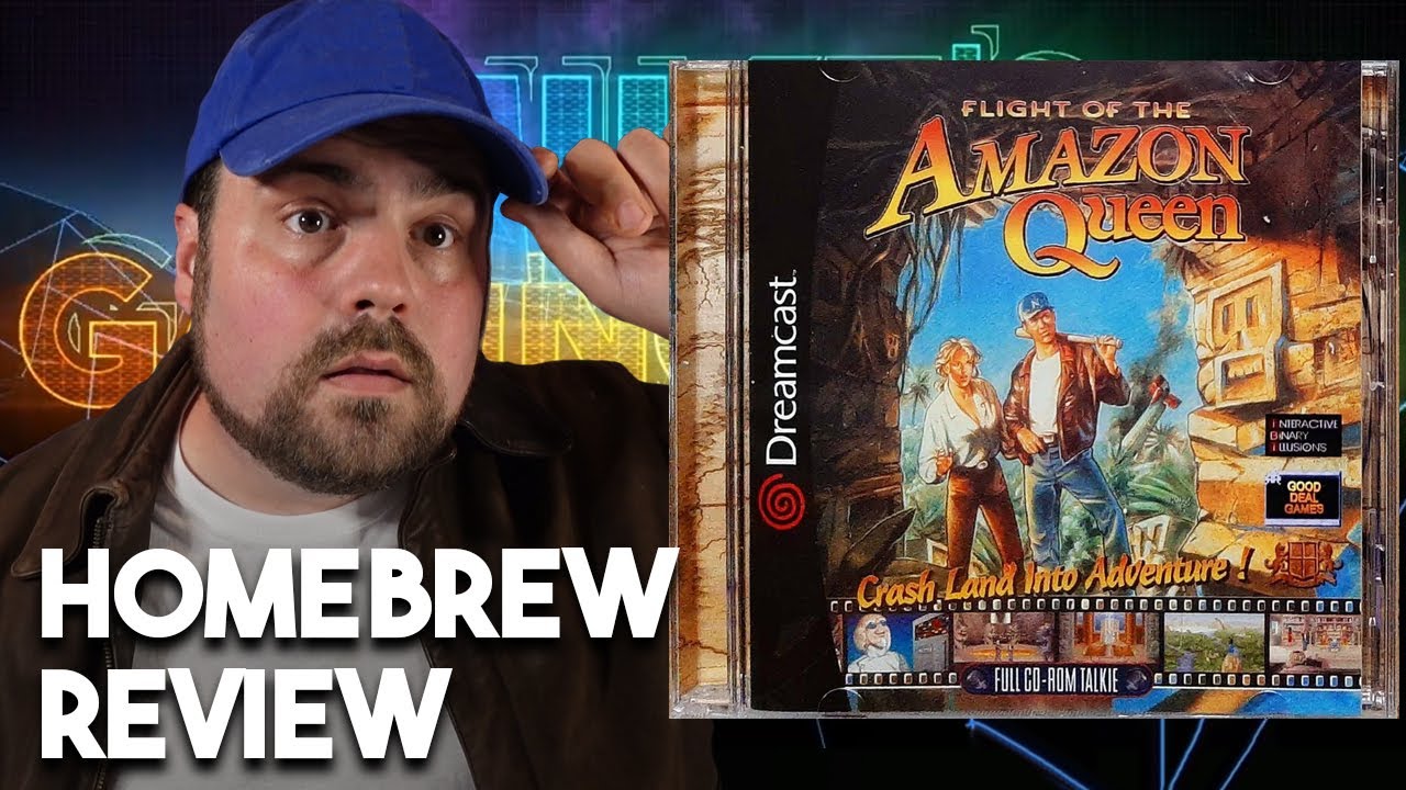 Flight of the Amazon Queen for Sega Dreamcast - MGG Homebrew Game Review